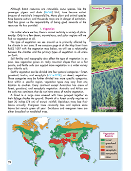 World Geography PACE Set 1097-1108