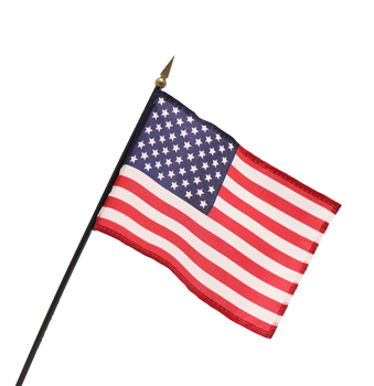 4 in. x 6 in. U.S. Flag