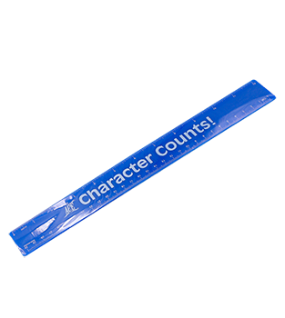 12-inch Ruler, Blue